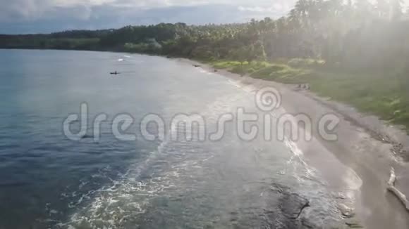 海滩和树木被射杀视频的预览图