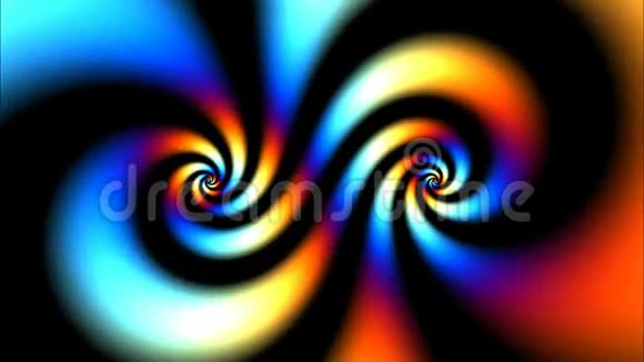 螺旋色漩涡视频的预览图