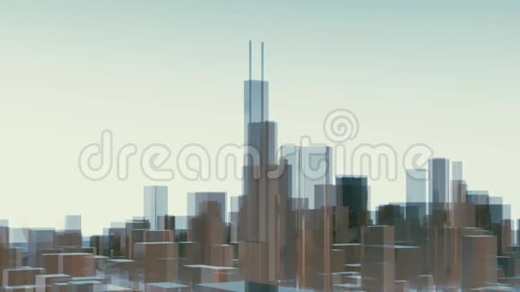 摘要芝加哥城市摩天大楼威利斯塔视频的预览图