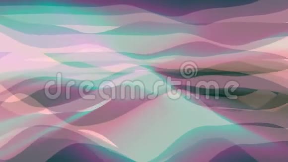 柔和的挥动抽象的闪亮的彩色绘画柔和的流动动画新的质量动态艺术多彩的酷视频的预览图