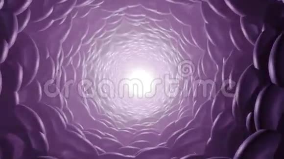 抽象紫色虫孔可循环视频的预览图