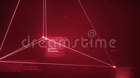 红色暗柱网络可循环视频的预览图