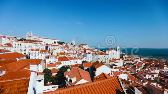 里斯本葡萄牙观城市景观视频的预览图