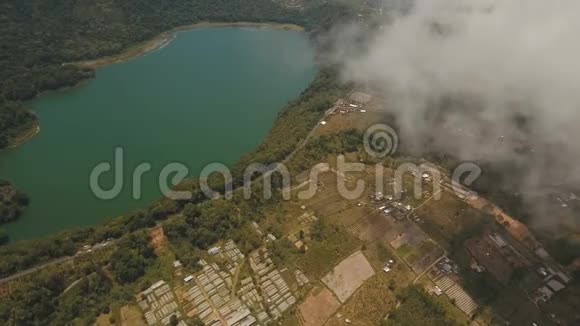 山中湖印度尼西亚巴厘岛岛视频的预览图