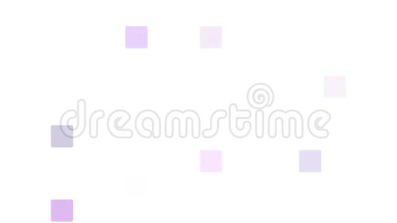 镶嵌背景中出现的紫色方块视频的预览图