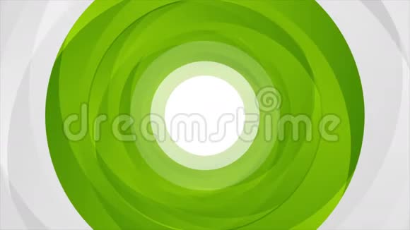 绿色抽象圆圈形状循环视频动画视频的预览图