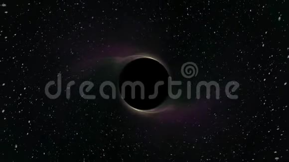 黑洞拉星云星空间时间漏斗坑无缝环动画背景新质量世界科学视频的预览图