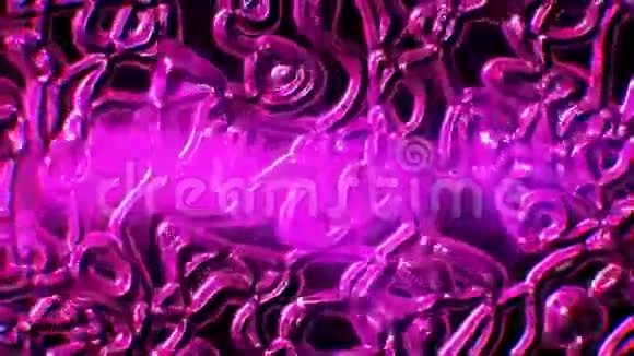 可循环移动的紫色玻璃视频的预览图