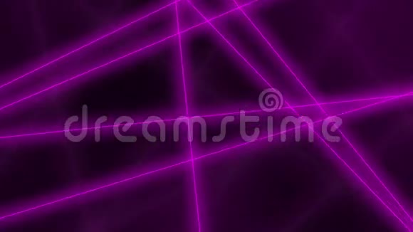 高科技运动背景抽象的紫色发光线交叉4K无缝循环动画视频的预览图