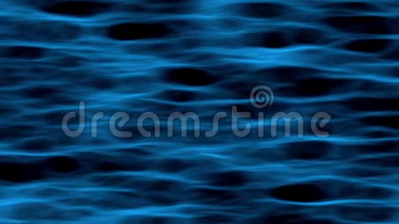 蓝色动画海波视频的预览图