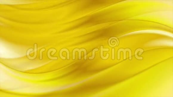 金色抽象平滑的液体波浪视频动画视频的预览图