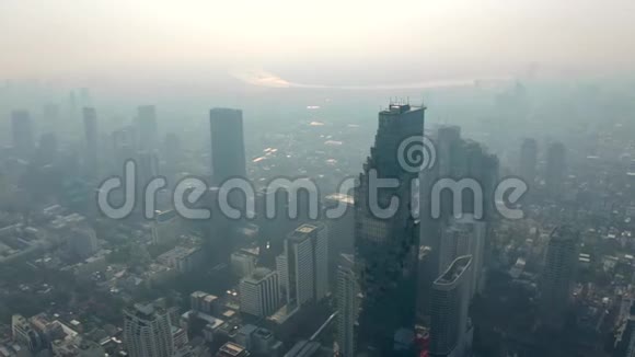 曼谷的空中全景视频的预览图