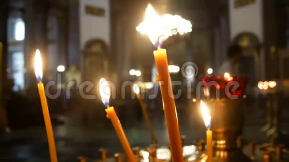 蜡烛基督教火视频的预览图