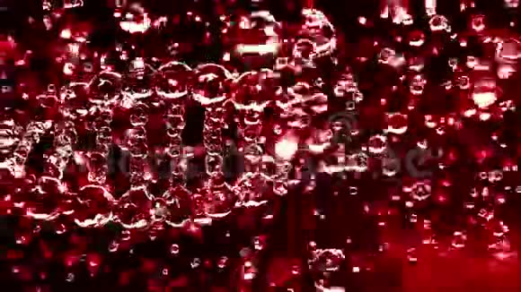 破红色透明DNA分子视频的预览图