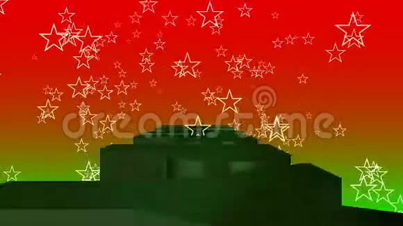 圣诞文字动画视频的预览图