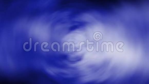 抽象色波蓝色漩涡水中墨水视频的预览图