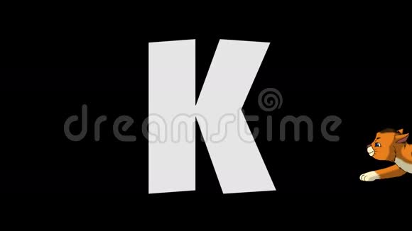 字母K和Kitten背景视频的预览图