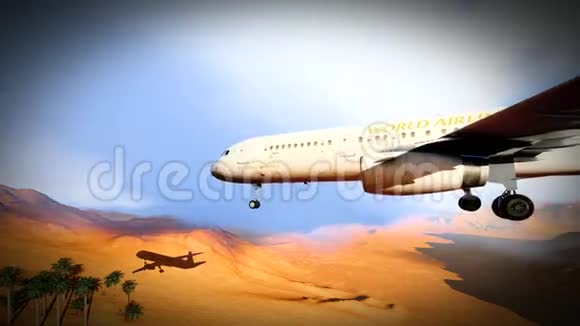 撒哈拉沙漠上的沙士视频的预览图