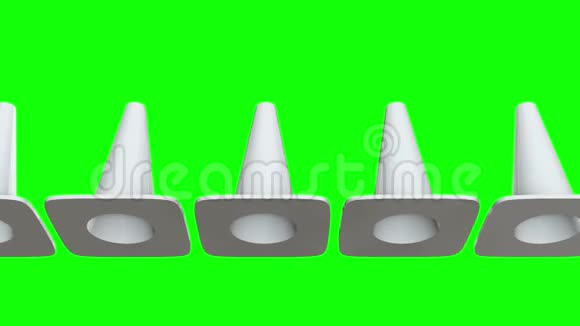 交通锥路标3d视频的预览图