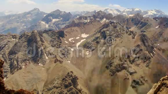 山坡时间流逝帕米尔塔吉克斯坦视频的预览图