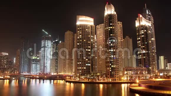阿联酋迪拜码头视频的预览图