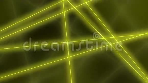 高科技运动背景抽象黄线交叉8K无缝循环动画视频的预览图
