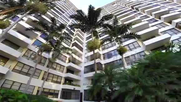 建筑物和棕榈树视频的预览图
