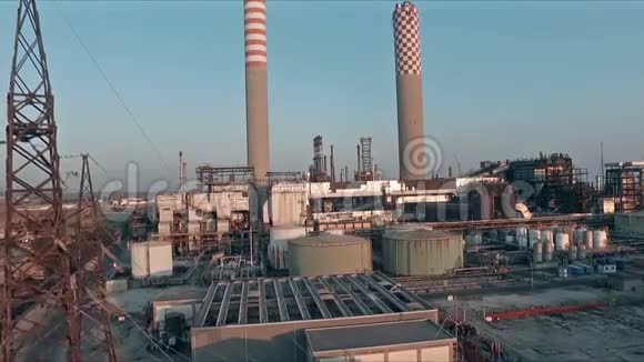石油工业的抽象和概念视频的预览图