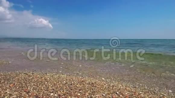 令人惊叹的希腊海滩在夏天视频的预览图