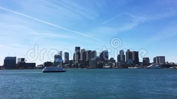4K超高清看波士顿市中心与海港视频的预览图