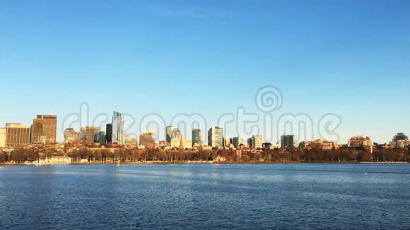 波士顿市中心和港口4K超高清景观视频的预览图