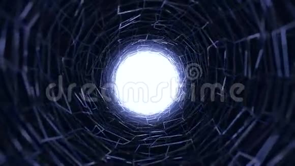 出隧道蓝色背景视频的预览图