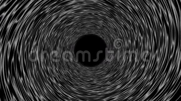 带有迷幻隧道的抽象回溯视频的预览图