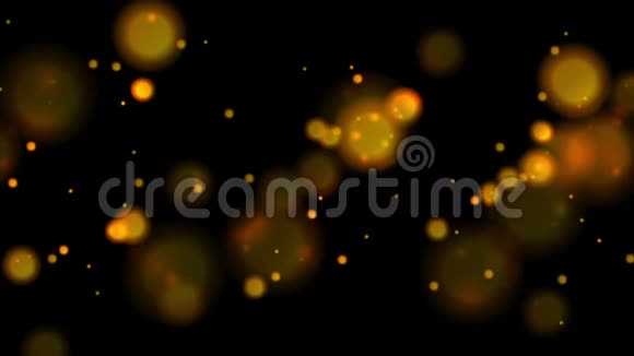 暗橙色发光的boke灯光视频动画视频的预览图