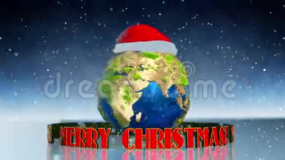 与地球的圣诞动画视频的预览图