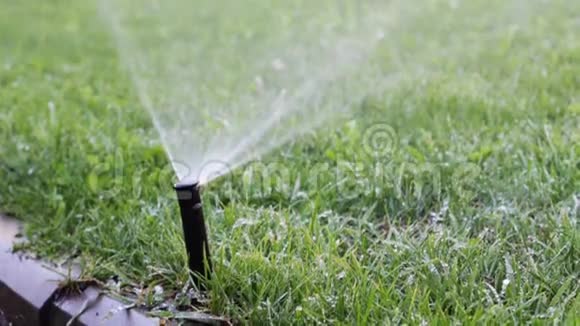 草坪浇水自动灌溉系统视频的预览图