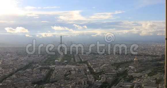 游览巴黎蒙帕纳斯山全景视频的预览图