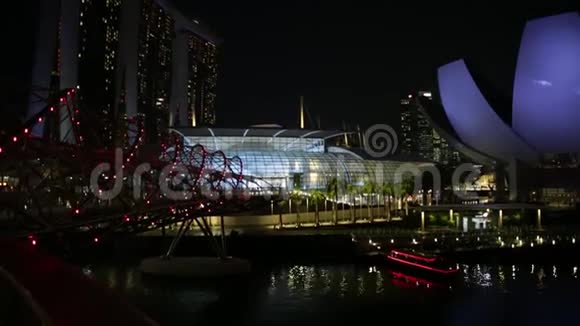 新加坡人行桥视频的预览图
