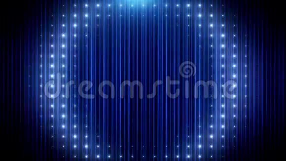 蓝色闪光LED循环动画VJ背景视频的预览图