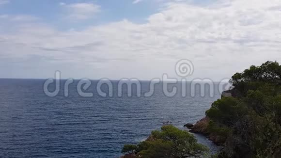 地中海蓝色海景视频的预览图