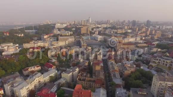 基辅市中心空中观光视频的预览图