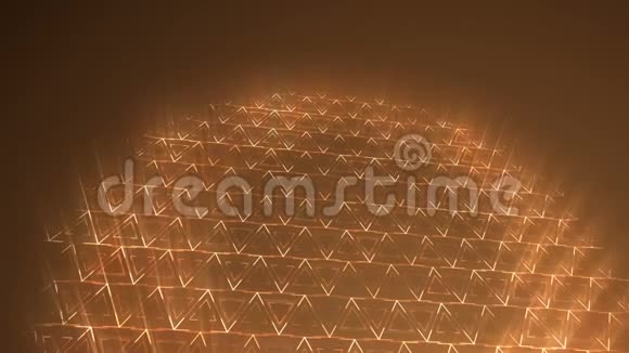 三角波镶嵌动画抽象背景视频的预览图