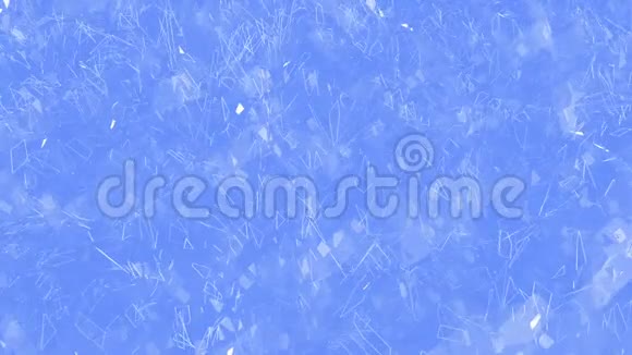 蓝色低聚移位表面作为艺术背景蓝多角几何变换环境或脉动背景视频的预览图