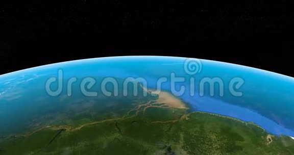 地球外太空的亚马逊河视频的预览图
