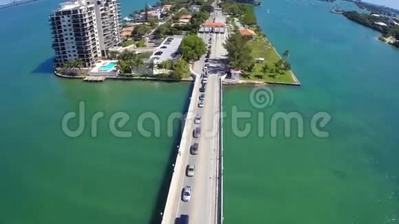 空中威尼斯铜锣迈阿密海滩视频的预览图