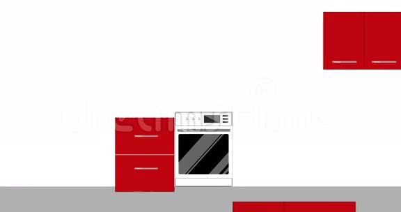 现代厨房室内设计与家具视频的预览图