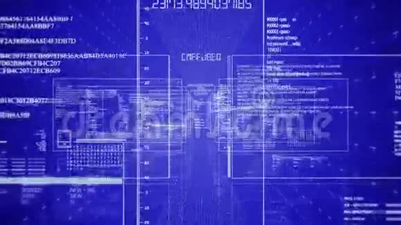 相机移动槽浅蓝色数字计算机显示与运行代码文本视频的预览图