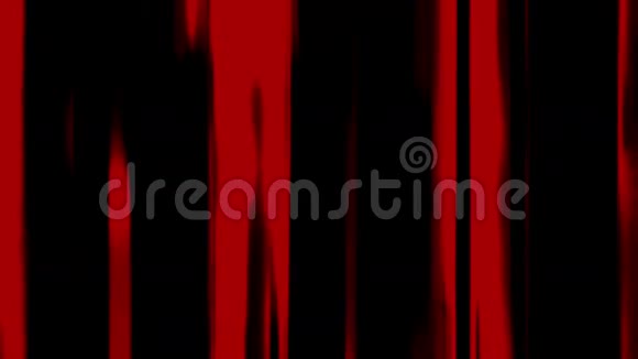 黑色背景下流动液体红线视频的预览图