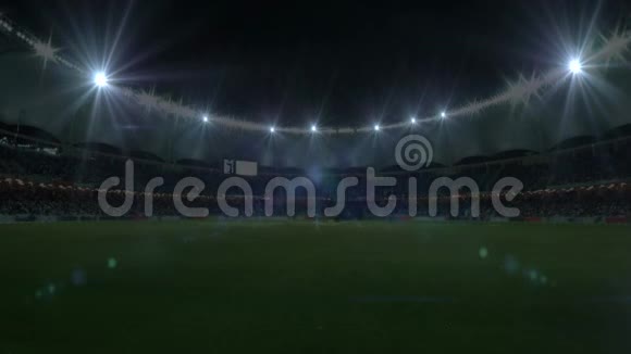 足球在火流中飞舞4k三维动画视频的预览图