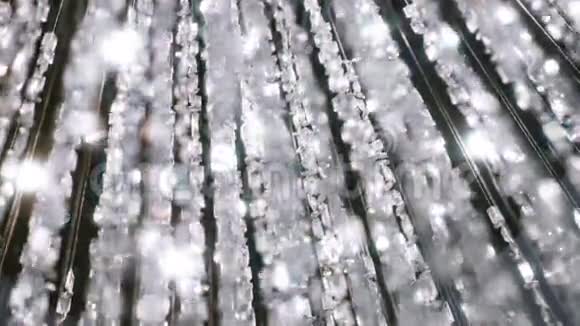水晶吊灯把水晶关上视频的预览图